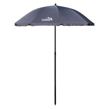 Foldbar parasol diam. 1,8 m grå