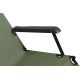 Foldbar stol justerbar grøn/sort