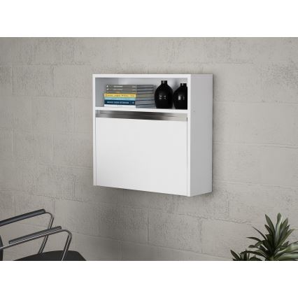 Foldbart arbejdsbord VIOLIN 63,6x60 cm hvid
