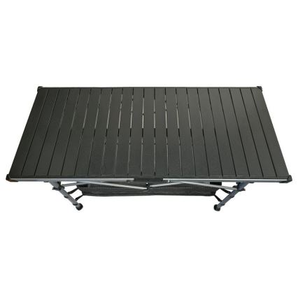 Foldbart campingbord 123x55 cm antracit