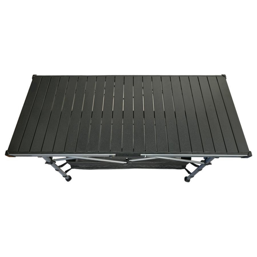 Foldbart campingbord 123x55 cm antracit