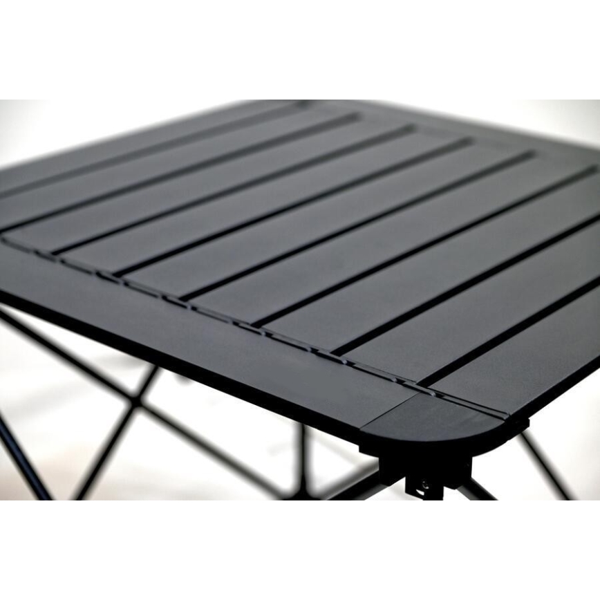 Foldbart campingbord 52x52cm antracit