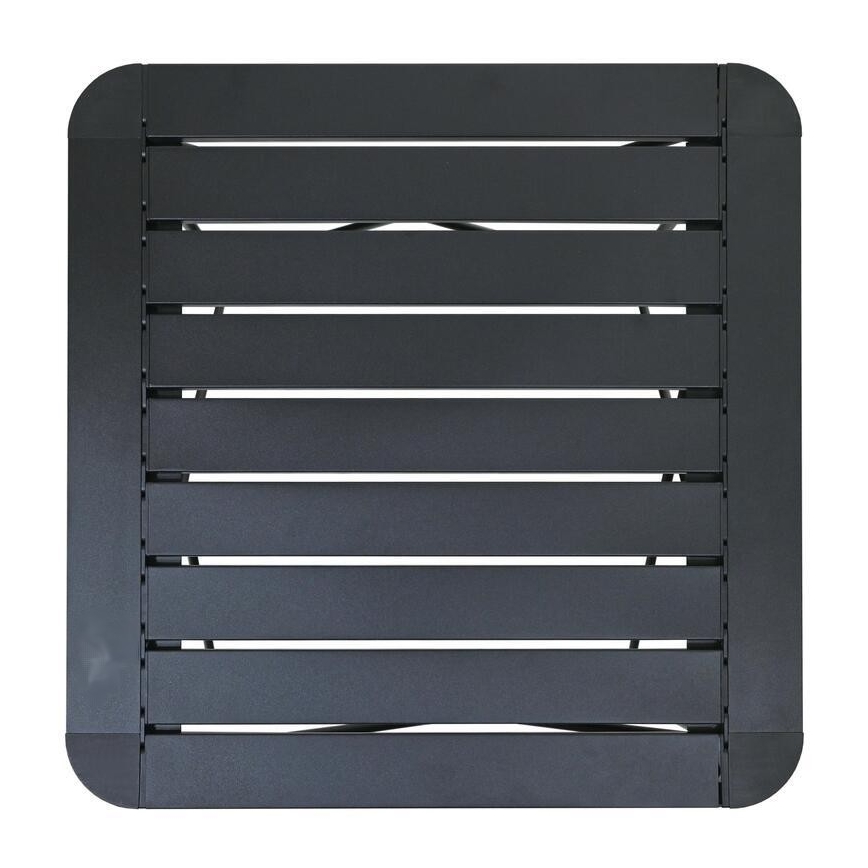 Foldbart campingbord 52x52cm antracit