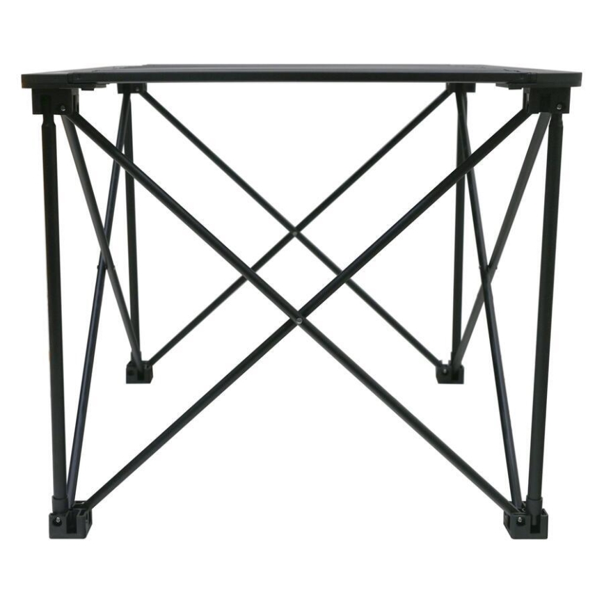 Foldbart campingbord 52x52cm antracit