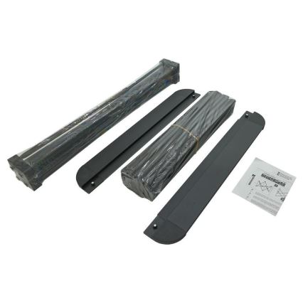 Foldbart campingbord 52x52cm antracit