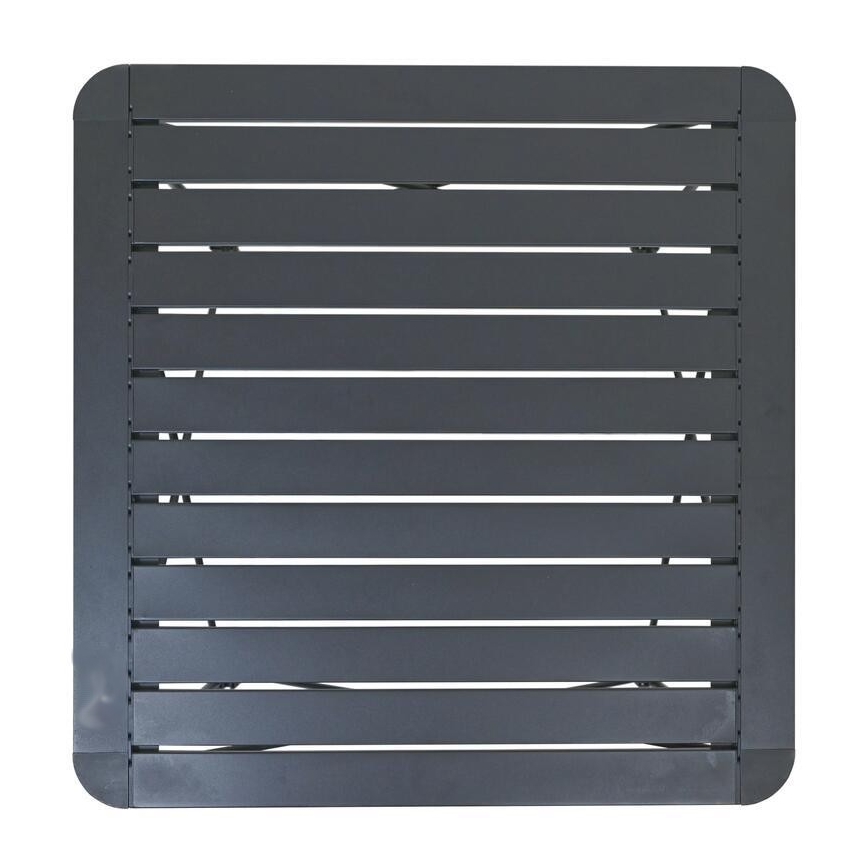 Foldbart campingbord 70x70 cm antracit