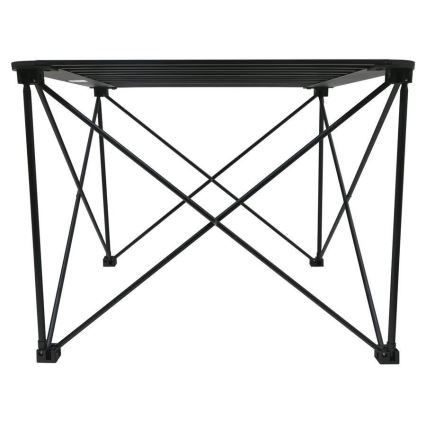 Foldbart campingbord 70x70 cm antracit