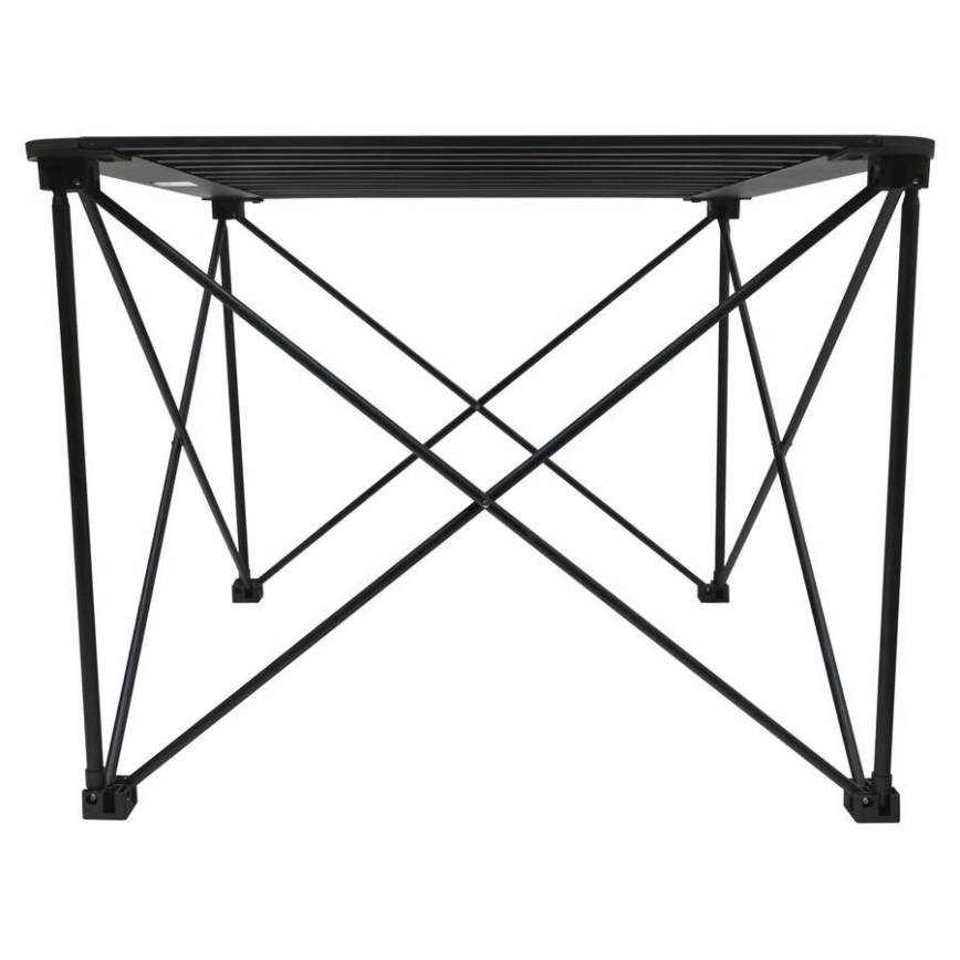 Foldbart campingbord 70x70 cm antracit