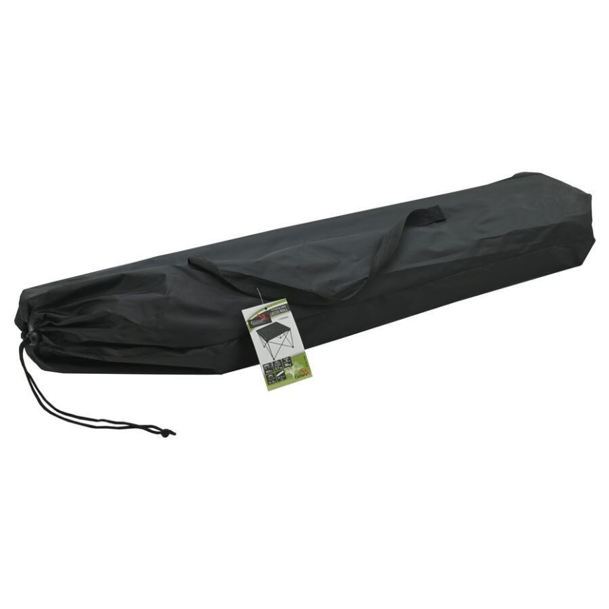 Foldbart campingbord 70x70 cm antracit
