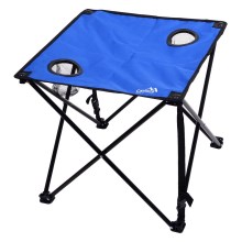 Foldbart campingbord blå