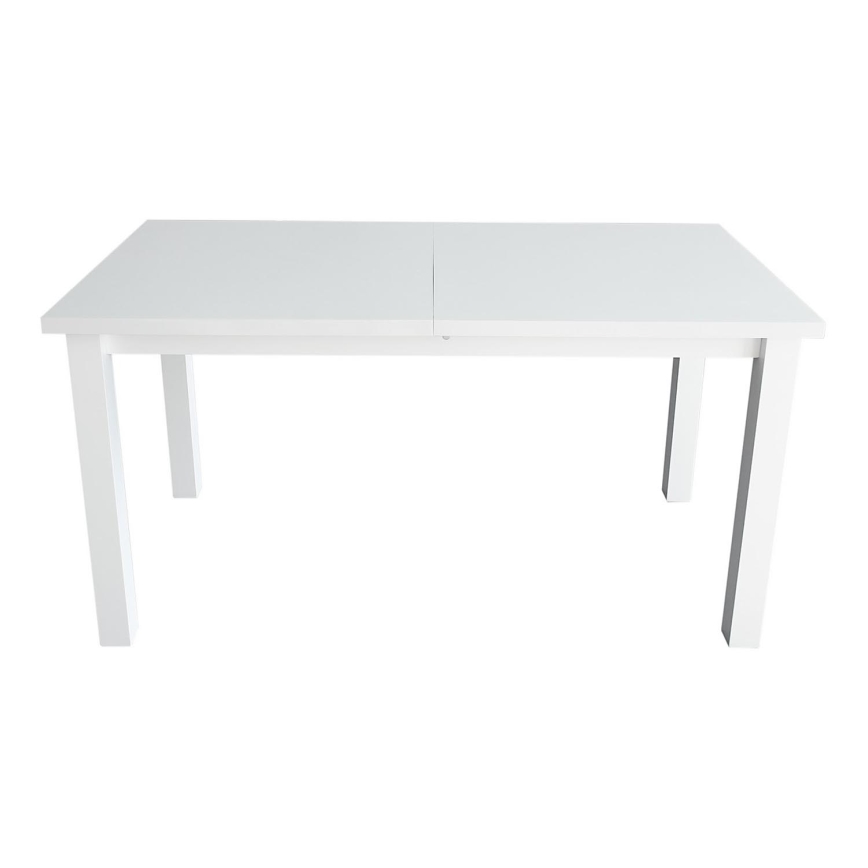 Foldbart spisebord LIAM hvid