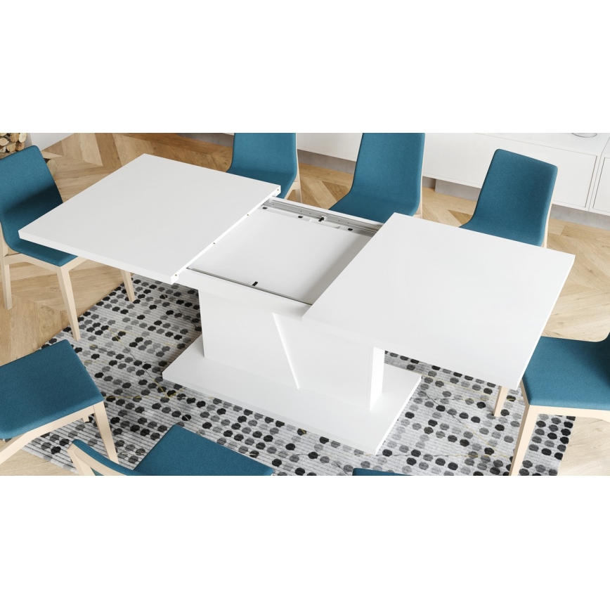 Foldbart spisebord NINO hvid