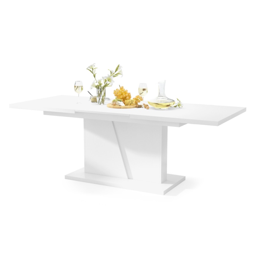 Foldbart spisebord NINO hvid