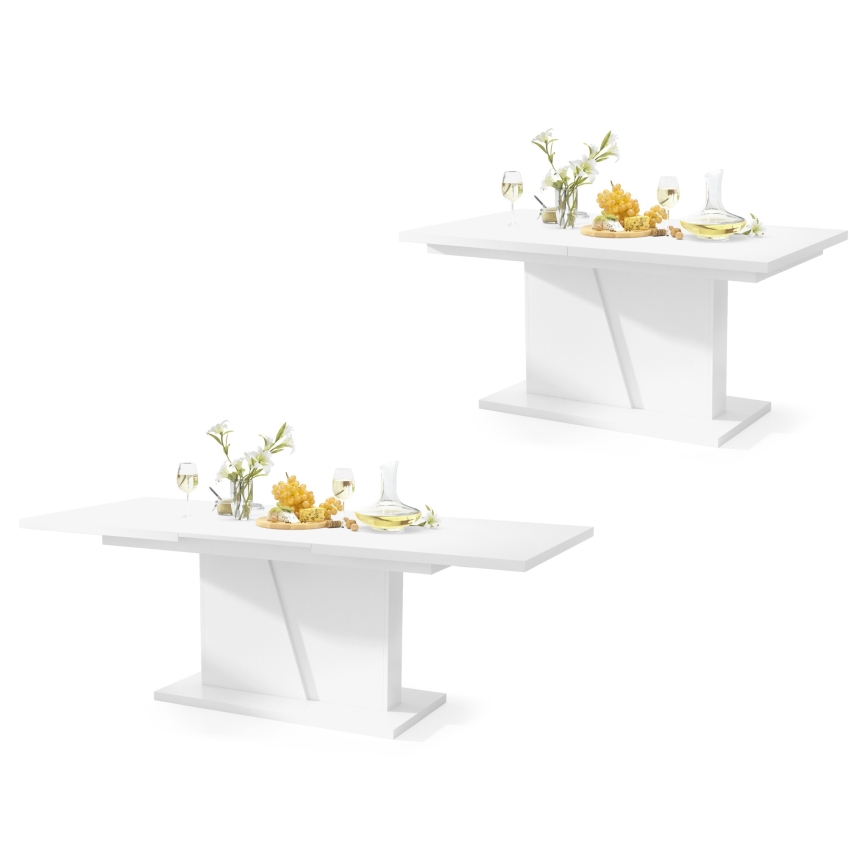 Foldbart spisebord NINO hvid