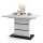 Foldbart spisebord PAOLO hvid/sort