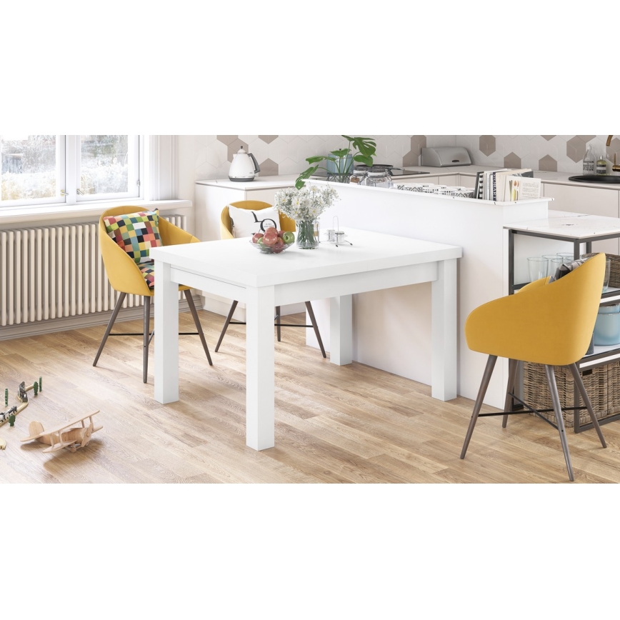 Foldbart spisebord RALF hvid