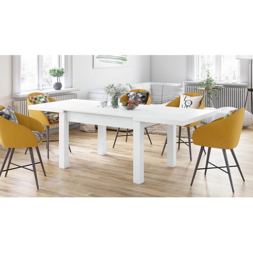 Foldbart spisebord RALF hvid