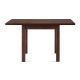 Foldbart spisebord SALUTO 76x110 cm bøg/brun