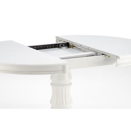 Foldbart spisebord WILLIAM 75x124 cm hvid