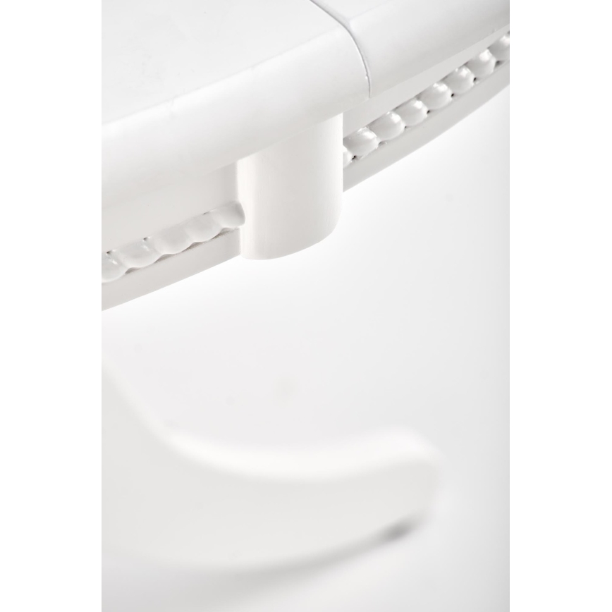 Foldbart spisebord WILLIAM 75x124 cm hvid