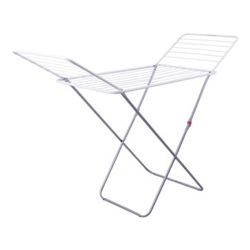 Foldbart tørrestativ TORO 180x93 cm hvid