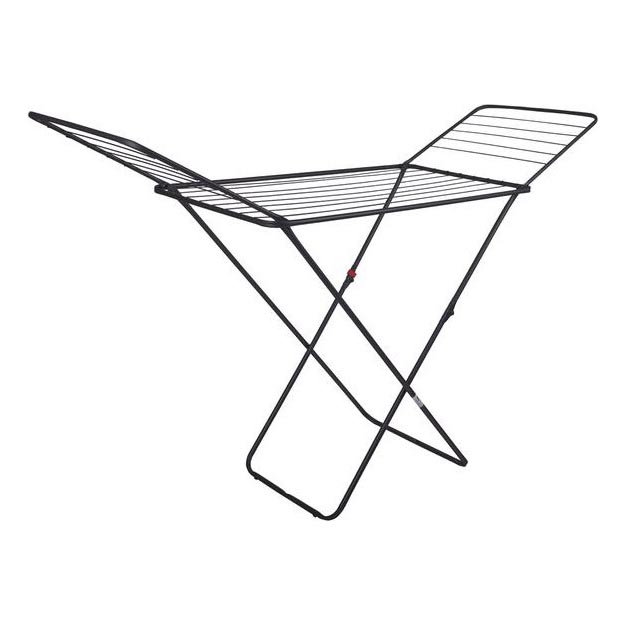 Foldbart tørrestativ TORO 180x93 cm sort