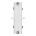 Forbindelsesdel til skinnelampe CONNECTOR RS WHITE flad type