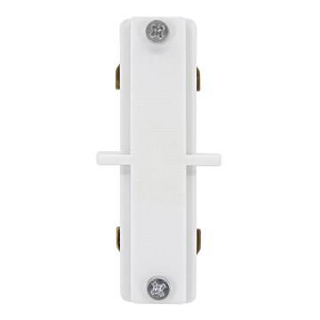 Forbindelsesdel til skinnelampe CONNECTOR RS WHITE flad type