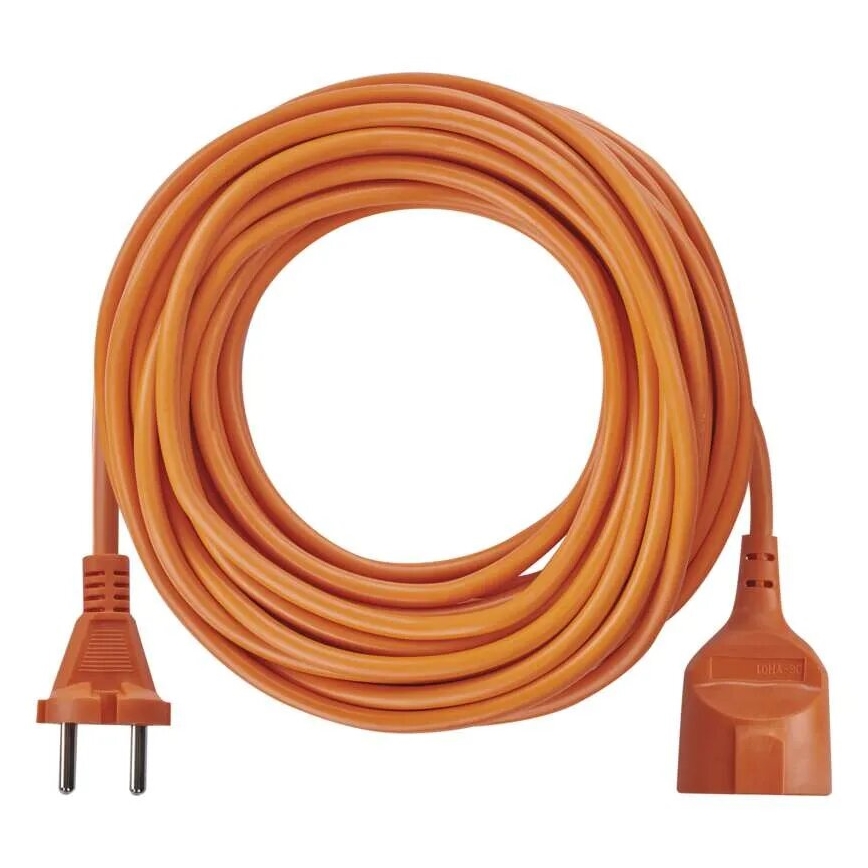 Forlængerledning 1Z 20 m orange