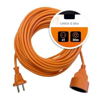 Forlængerledning LINEA G 1Z 30 m orange