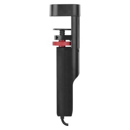 Forlængerledning m. fastgørelse til bord 3Z + 3xUSB 1,5 m sort