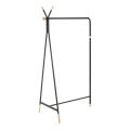 Frakkestativ 165x91 cm CHENE sort/beige