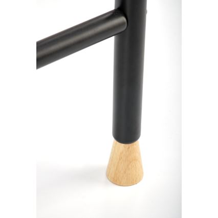Frakkestativ 165x91 cm CHENE sort/beige