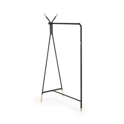 Frakkestativ 165x91 cm CHENE sort/beige