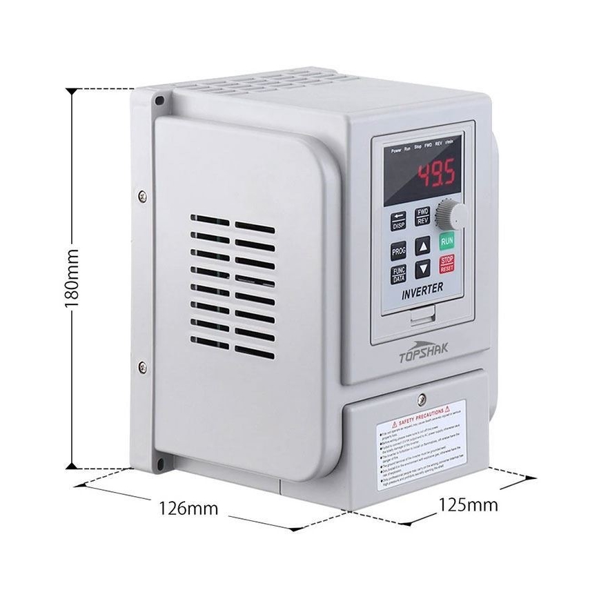 Frekvensomformer til 3-fasede motorer 230V/12A