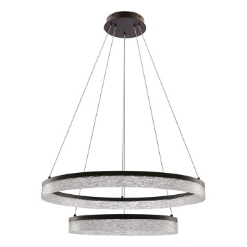 FROZI LED/38W/230V hængende lamp, 60 cm, sort