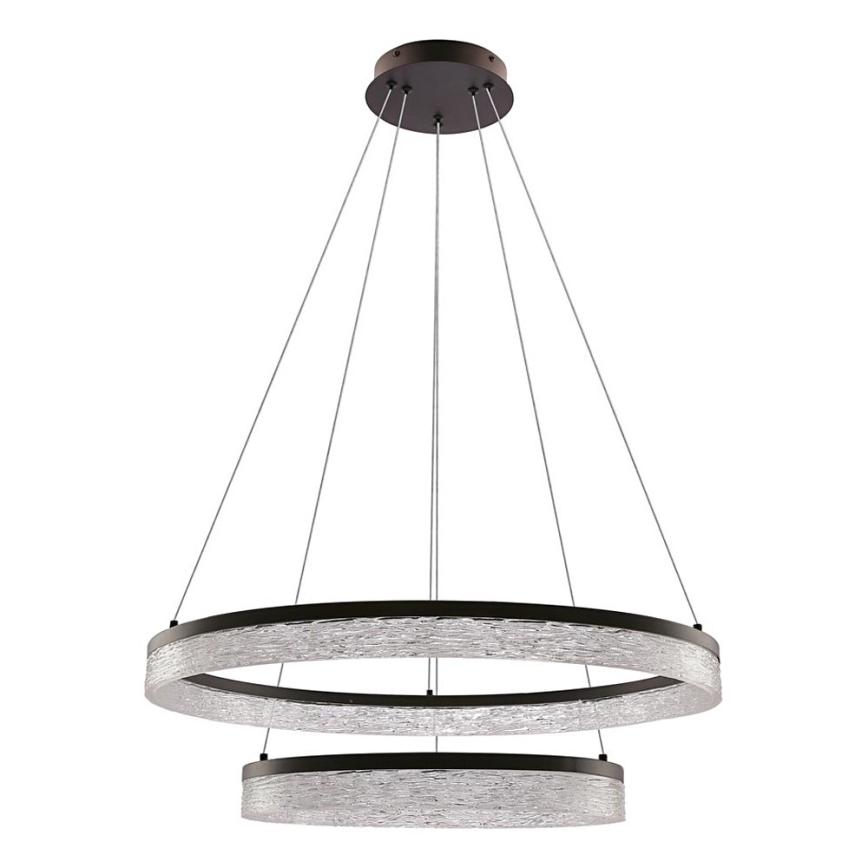 FROZI LED/38W/230V hængende lamp, 60 cm, sort