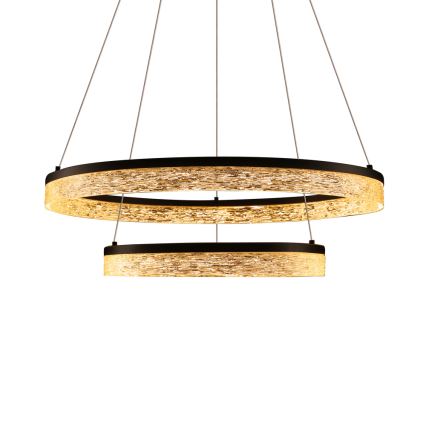 FROZI LED/38W/230V hængende lamp, 60 cm, sort
