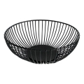 Frugtskål KITCHISIMO, Ø 18 cm, sort