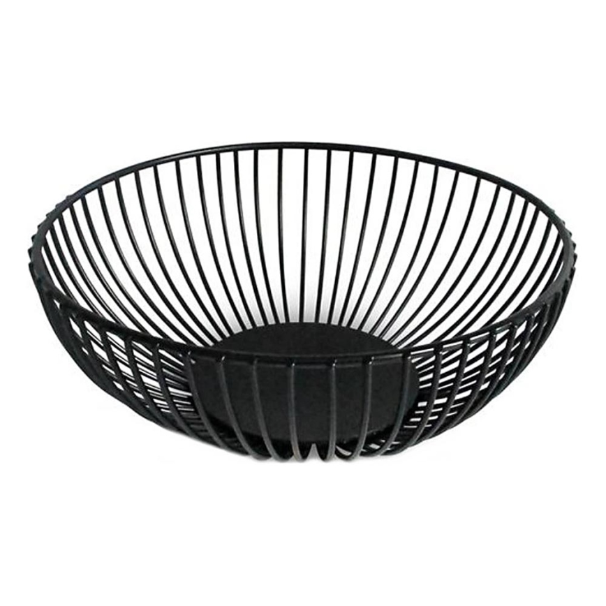 Frugtskål KITCHISIMO, Ø 18 cm, sort