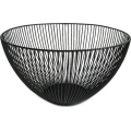 Frugtskål KITCHISIMO Ø 25 cm, sort