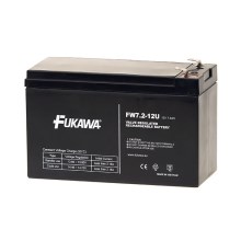 FUKAWA FW 7,2-12 F1U - Blysyre akkumulator 12V/7,2Ah/faston 4,7mm
