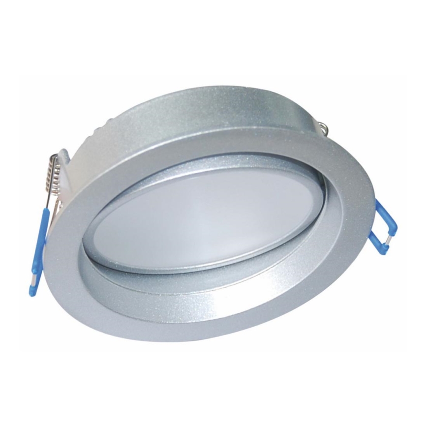 Fulgur 23147 - LED indbygningslampe LED/10W/230V 3000K IP54 sølvfarvet