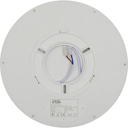 Fulgur 41810 - LED loftlampe NOMY LED/18W/230V 3000/4000/6000K IP40 diameter 23 cm hvid