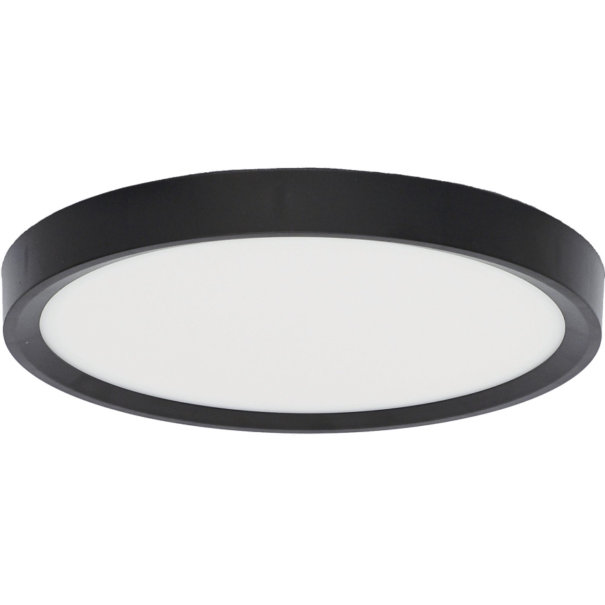 Fulgur 41811 - LED loftlampe NOMY LED/18W/230V 3000/4000/6000K IP40 diameter 23 cm sort