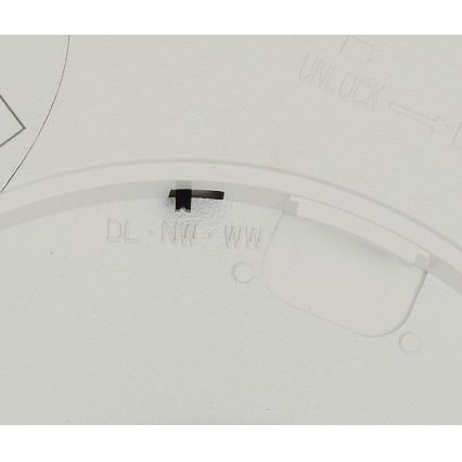 Fulgur 42361 - LED loftlampe NOMY LED/24W/230V 3000/4000/6000K IP40 diameter 30 cm hvid