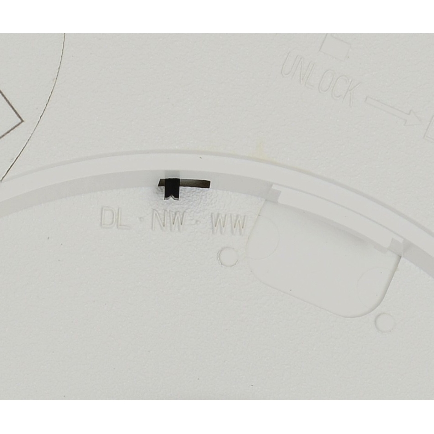Fulgur 42361 - LED loftlampe NOMY LED/24W/230V 3000/4000/6000K IP40 diameter 30 cm hvid