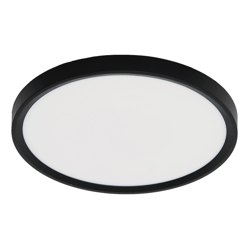 Fulgur 42362 - LED loftlampe NOMY LED/24W/230V 3000/4000/6000K IP40 diameter 30 cm sort