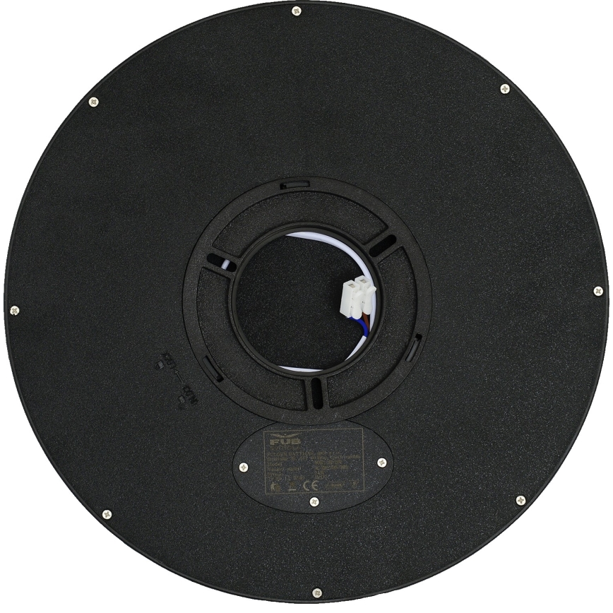 Fulgur 42362 - LED loftlampe NOMY LED/24W/230V 3000/4000/6000K IP40 diameter 30 cm sort