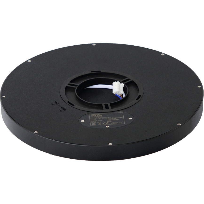 Fulgur 42362 - LED loftlampe NOMY LED/24W/230V 3000/4000/6000K IP40 diameter 30 cm sort